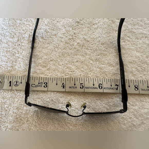 Fendi rare metal-framed sunglasses with a black oval design Mod SL 7132 - Picture 7 of 8